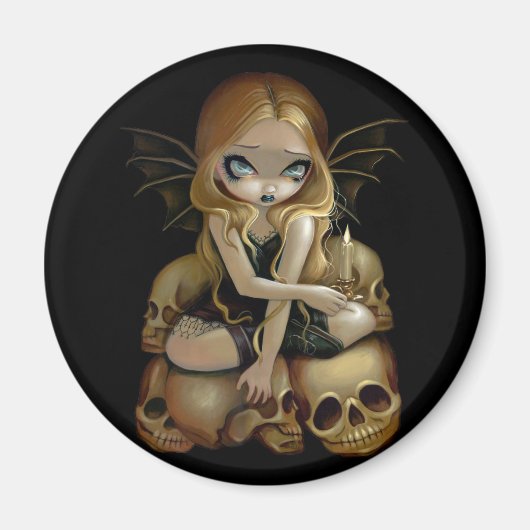 "Een kaars in het donker" magneet (Voorkant)