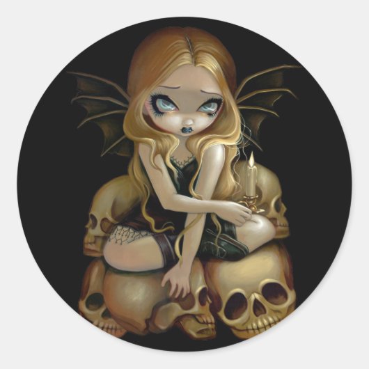 "Een kaars in het donker" Sticker (Voorkant)