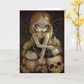 Een kaars in het donker Wenskaart Kaart (Gele Bloem)