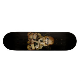 Een kaarsje in de Dark gothic fairy skateboard
