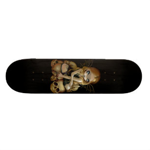 Een kaarsje in de Dark gothic fairy skateboard