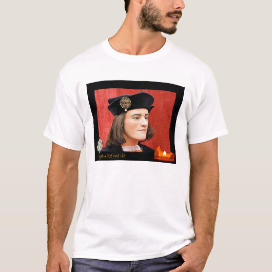 Een kaarsje voor Richard III T-shirt (Voorkant)