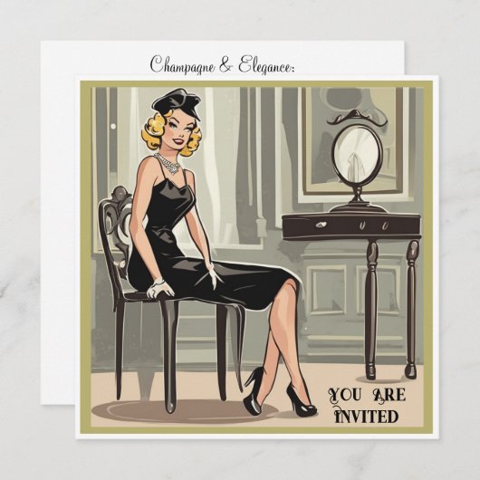 Een Kaart in het : Classic en Timeless LBD (Voorkant / Achterkant)