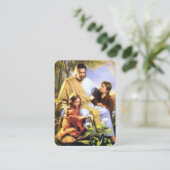 Een Kaart is een gebedsfeest voor de kinderen Visitekaartje (Staand voorkant)