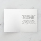 Een Kaart is geboren met kerst (Binnen)