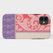 Een kaart met een rood hart erop Case-Mate iPhone case (Achterkant (horizontaal))