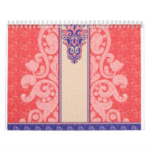 Een kaart met een rood hart erop kalender