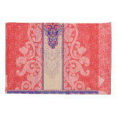 Een kaart met een rood hart erop kussensloop (Achterkant)