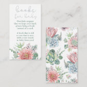 Een Kaart met een speciale babymeisjesdouche, een  (Voorkant / Achterkant)