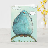 Een kaart met oude vrienden opnieuw aan te sluiten (Gele Bloem)