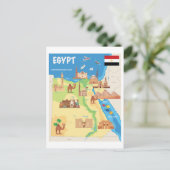 Een kaart van de Cartoon van Egypte (Staand voorkant)