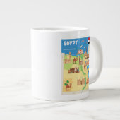 Een kaart van de Cartoon van Egypte Grote Koffiekop (Voorkant rechts)