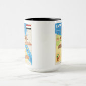 Een kaart van de Cartoon van Egypte Mok (Midden)