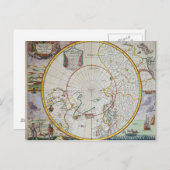 Een kaart van de Noordpool (Voorkant / Achterkant)