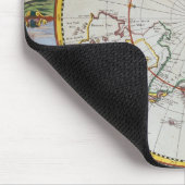 Een kaart van de Noordpool Muismat (Hoek)