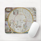 Een kaart van de Noordpool Muismat (Met muis)