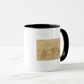 Een kaart van de staat Pennsylvania Mok (Voorkant rechts)