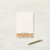 een kaart van de staat Pennsylvania Post-it® Notes (Op bureau)