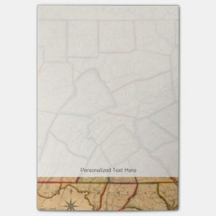 een kaart van de staat Pennsylvania Post-it® Notes