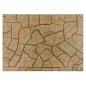 een kaart van de staat Pennsylvania Snijplank (Voorkant)