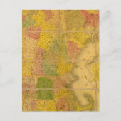 Een kaart van de Staten van New England (Voorkant)