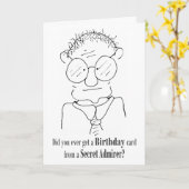 Een kaart van de Verjaardag van een Geheime (Gele Bloem)