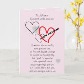 Een kaart van de Verjaardag voor partners en (Gele Bloem)