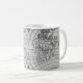 Een kaart van de wereld koffiemok (Voorkant rechts)