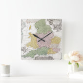 Een kaart van Engeland | 1760 Vierkante Klok (Huis)