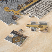 Een kaart van Groot-Brittannië | 1587 Legpuzzel (Zijkant)