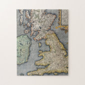 Een kaart van Groot-Brittannië | 1587 Legpuzzel (Verticaal)