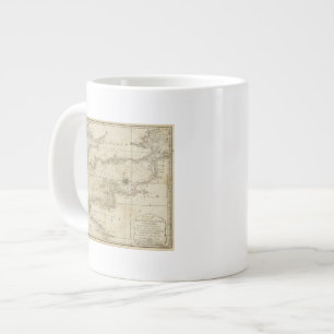 Een kaart van het Britse Kanaal Grote Koffiekop