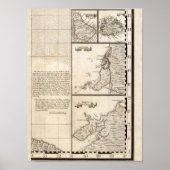 Een kaart van het Britse Rijk in Amerika — Blad 20 Poster (Voorkant)