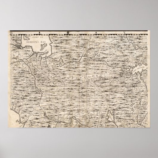 Een kaart van het Britse Rijk in Amerika — Blad 2 Poster (Voorkant)