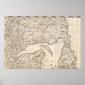 Een kaart van het Britse Rijk in Amerika — Blad 3 Poster (Voorkant)