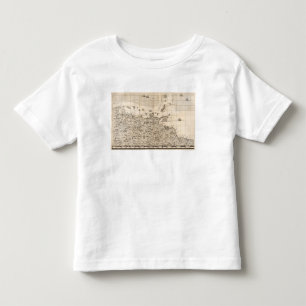 Een kaart van het Britse Rijk in Amerika — Blad Kinder Shirts