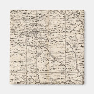 Een kaart van het Britse Rijk in Amerika — Blad  Magneet