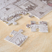 Een kaart van het Britse Rijk in Amerika Legpuzzel (Zijkant)