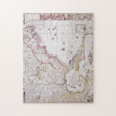 Een kaart van het Britse Rijk in Amerika Legpuzzel (Verticaal)