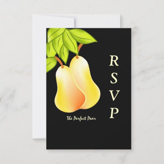 Een kaart van het Huwelijk RSVP van de Herfst van (Voorkant)
