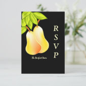 Een kaart van het Huwelijk RSVP van de Herfst van (Staand voorkant)