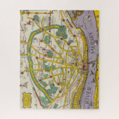 Een kaart van Merseyside, Liverpool Legpuzzel (Verticaal)