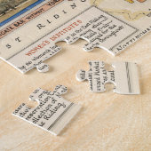 Een kaart van Yorkshire: East Riding Legpuzzel (Zijkant)