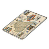 Een kaart van Yorkshire: East Riding Magneet (Linkerzijde)