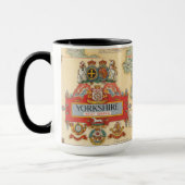 Een kaart van Yorkshire: West Riding Mok (Links)