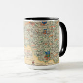 Een kaart van Yorkshire: West Riding Mok (Voorkant rechts)