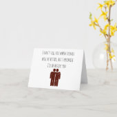 Een kaart voor als je niet weet wat je moet zeggen (Gele Bloem)