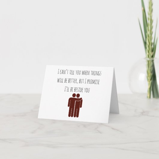 Een kaart voor als je niet weet wat je moet zeggen (Voorkant)