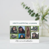 Een kaart voor de lachdag van de wereld (Staand voorkant)