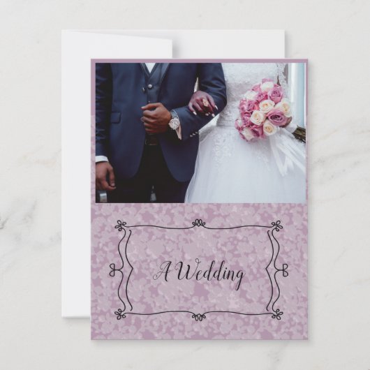 Een Kaart voor een bruiloft (Voorkant)